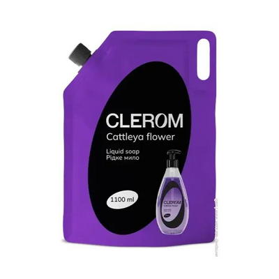 Clerom рідке мило дой-пак1100мл Cattleya flower, шт